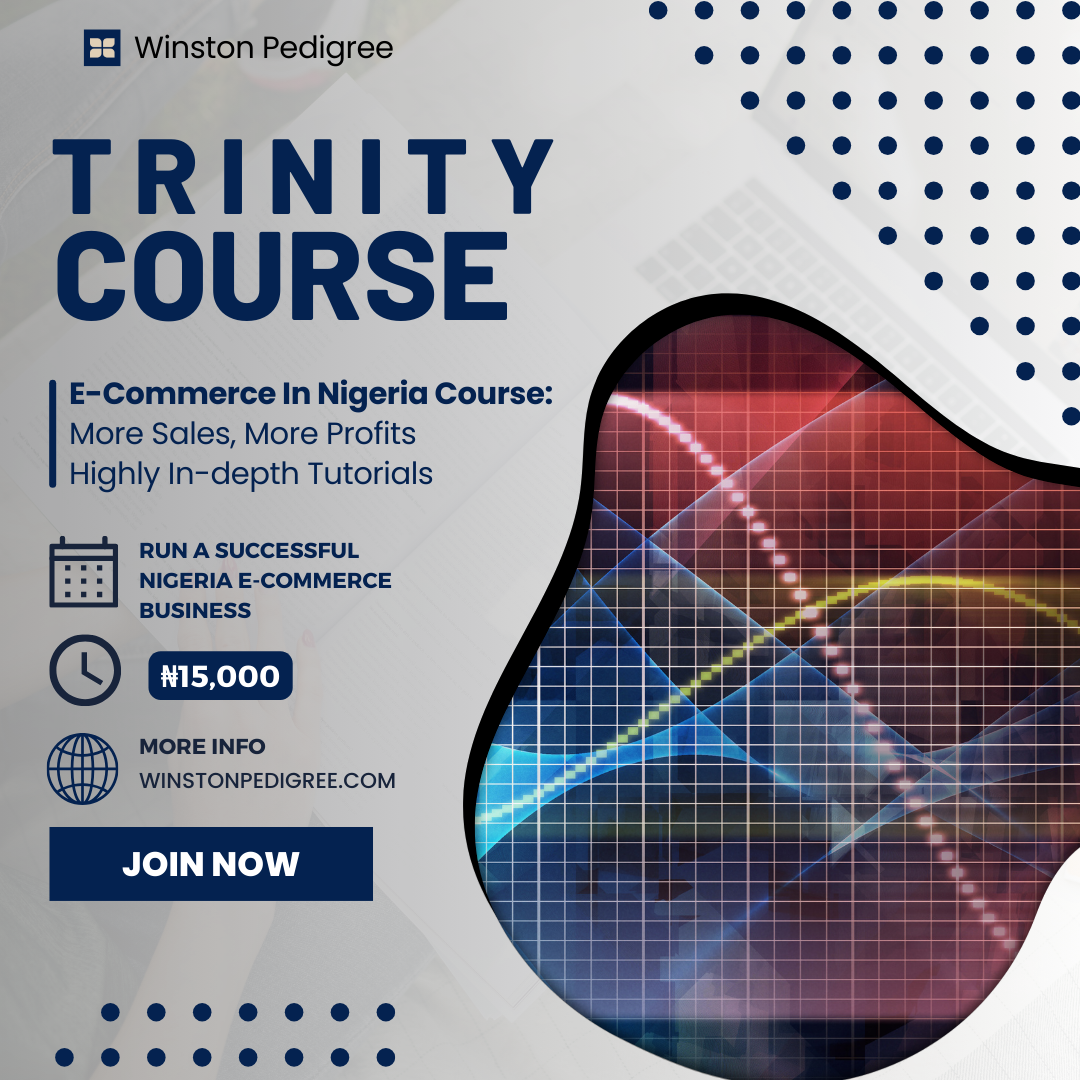 Mod Trinity Programme Trinity Course (E-commerce in Nigeria) – Winston Pedigree